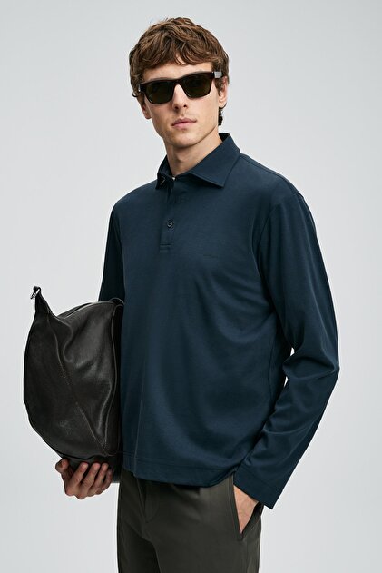 Erkek Rocky Smart Polo T-Shirt 112040044 Lacivert