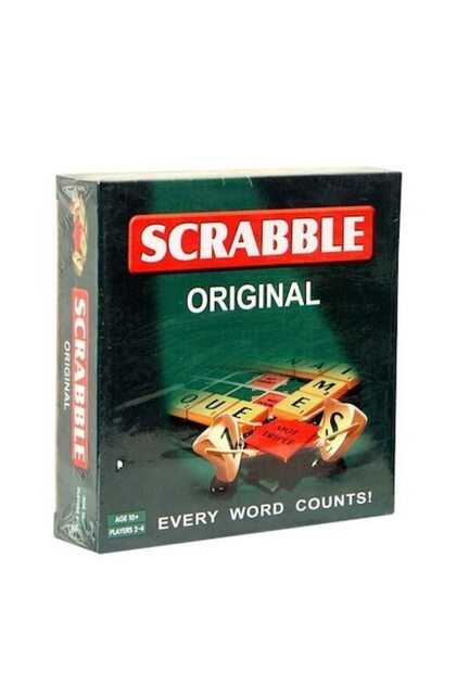 Оригинална интерактивна настолна игра Scrabble, на английски език, за деца и възрастни