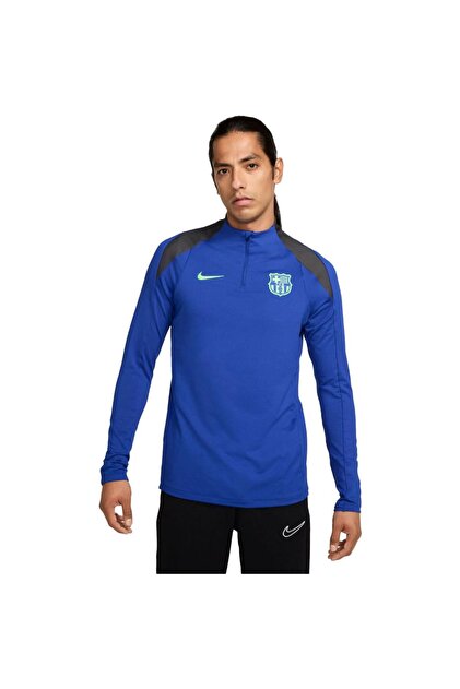 Nike Nk Dri-Fit Fc Barcelona Strike Mavi Erkek Futbol Üstü