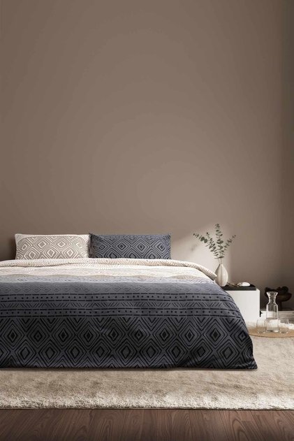 طقم غطاء لحاف مزدوج شتوي من الفلانيل من Cotton Collection، موديل Artica