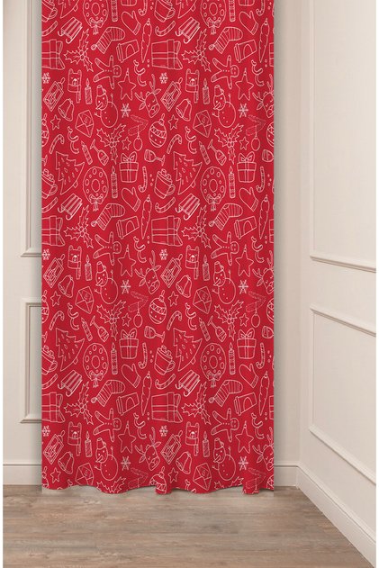 Christmas Pine Tree Christmas Tree Snow New Year Christmas Patterned Specially Designed Digital Printed Background Curtain