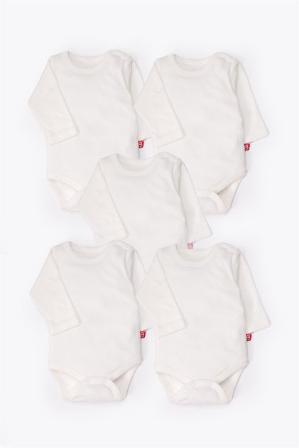 Long Sleeve Body 5-Piece (Always 40/1 Interlock) Ecru