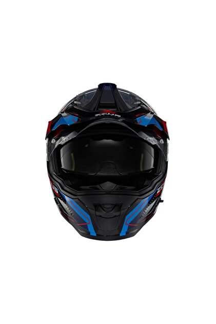 ZEUS ZS-913 BK19P Black Red Blue Kapalı Kask - Fiyatı, Yorumları