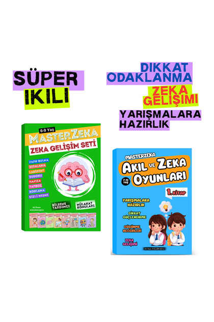 Zeka Gelişimi ve Akıl Zeka Oyunları Kitabı