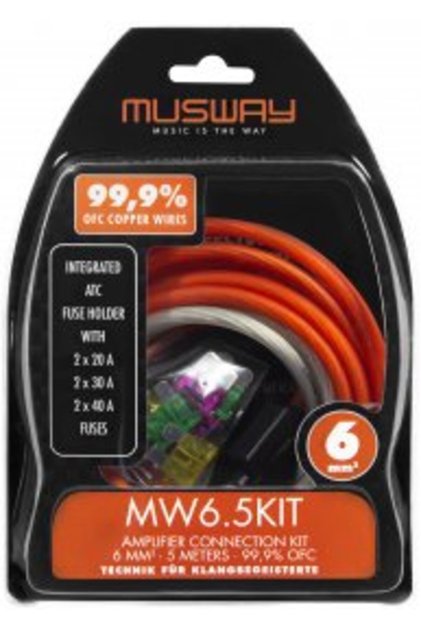 MW6.5KIT kit cabluri amplificator, 1 set