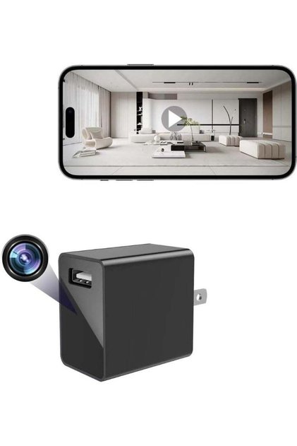 WiFi Hidden USB Charger Camera–1080P Mini Spy Cam with Motion Detection -Real-Time Remote Monitoring