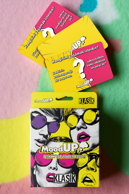 Luxmon MoodUP Klasik Kart Oyunu Soru ve Seçim Kartı Arkadaş Ortamı