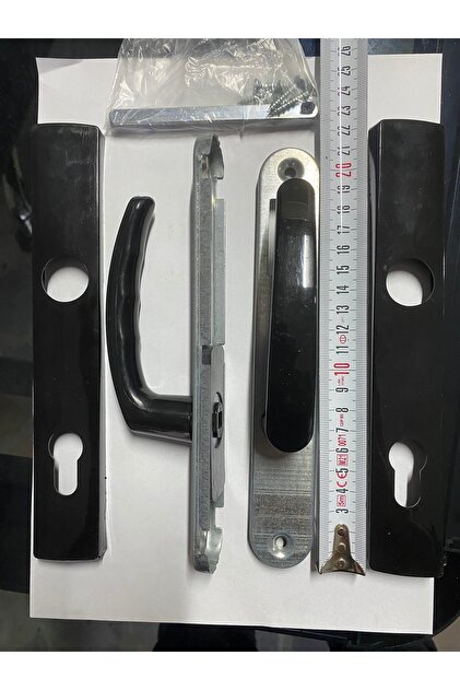 Pimapen Door Handle with Plastic Cover Black