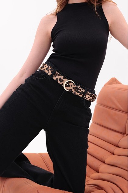 Gold Buckle, Women's Suede Belt, Trouser Belt, Coat Belt.