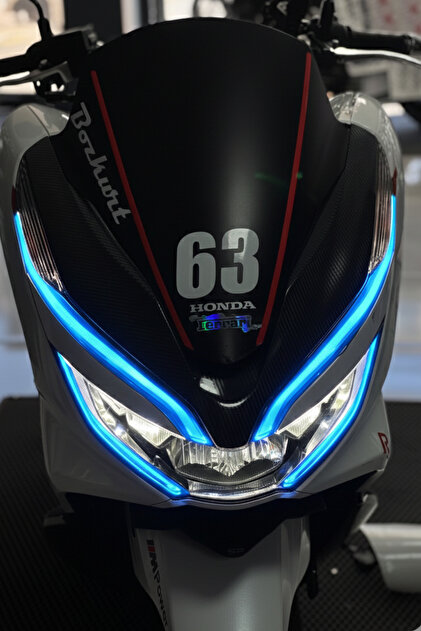 Headlight Film Headlight Design Sticker Set for Honda Pcx (Compatible with 2018-2019-2020 Years)