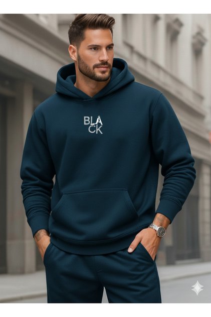 Men's Hooded Sweatshirt Black