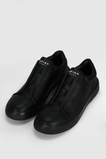Lufian 112230257 Dante Sneaker Erkek Deri Ayakkabı SİYAH - Fiyatı