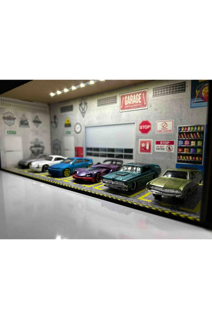 lologames Hot Whells Led Işıklı Tamirhane Garajı – 1:64 Ölçekli