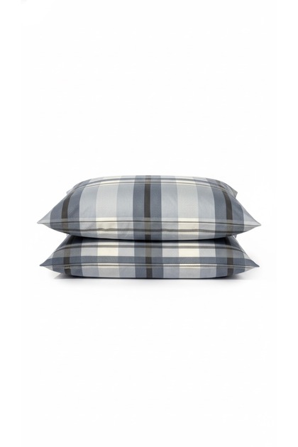 Set of 2 Patterned Cotton Pillowcases 50X70 cm