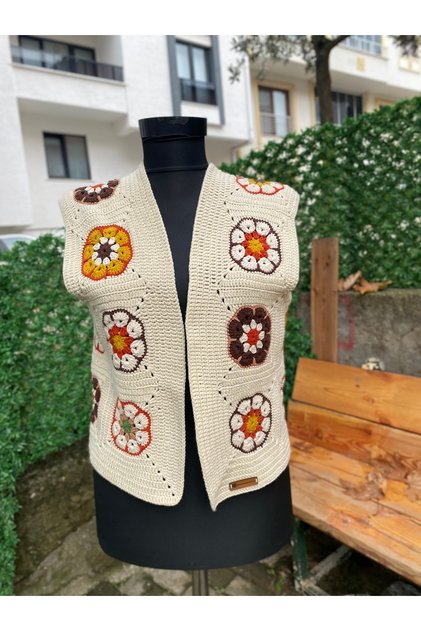Patterned Knitted Vest