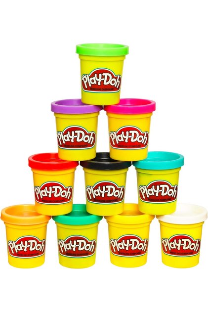 Play-Doh Modeling Compound 10-Pack, Non-Toxic, Assorted Colors, 2 oz, Ages 2+