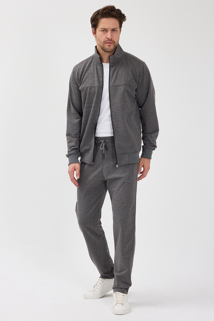 Compact Cotton Comfort Fit Men's Judge Collar Tracksuit Set Dawrazz-3027