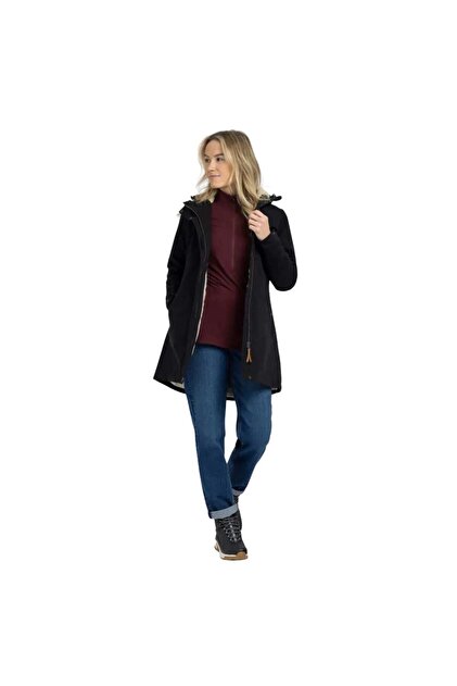 Trespass Risha Tp50 Kadın Siyah Outdoor Ceketi KADIN OUTDOOR
