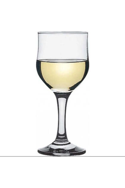 Set de 6 pahare Ariadne cu picior pentru vin și apă, 280 ml, pentru evenimente terasă și piscină