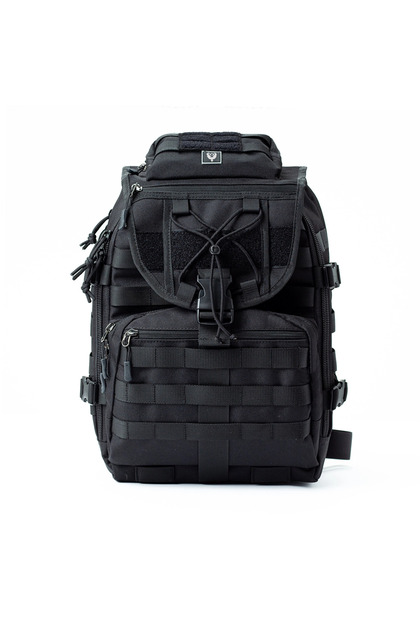 Tactical Backpack Başkurt Black Mountaineering, Nature, Outdoor, Hiking, Operation, Camping, School, Earthquake