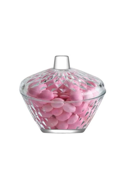 Borcan de bomboane din sticlă rezistentă cu capac 330 ml Lav Artemis