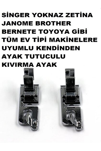 にし Swart SİNGER YOKNAZ ZETİNA JANOME BROTHER KENDİNDEN AYAK TUTUCULU