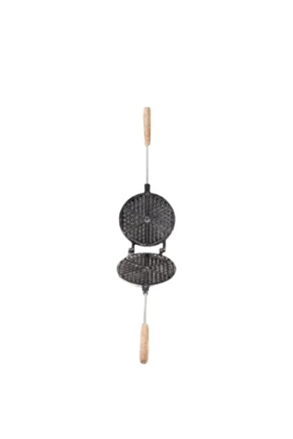 Forma tip presa pentru prajituri Faguri, aluminiu, 6 sectiuni, maner lemn