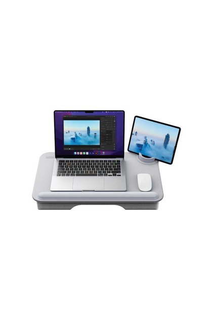 Multi-Functional Cushioned Lap Desk 17 - Gray