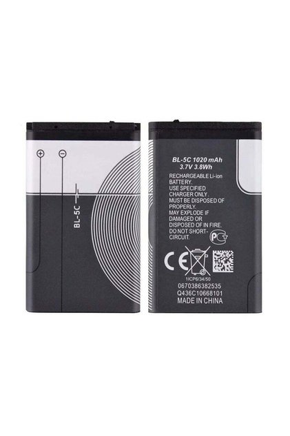 بطارية بديلة عالية السعة من TIGER لهاتف Nokia BL-5C (متعددة الألوان)