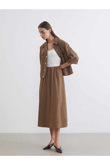 Timeless Clothing & Timeless Choices Waist Drawstring Skirt