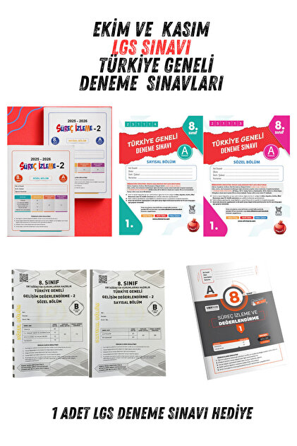 Nartest Yayınları EKİM VE KASIM LGS TÜRKİYE GENELİ DENEME