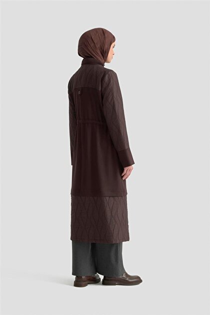 Armine Kapitone Mixli Örme Giyçık 25KD1602 Acı Kahve - Fiyatı