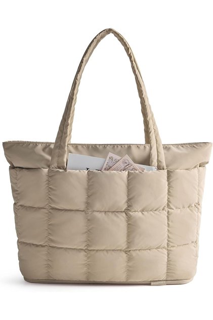 Expandable Puffer Tote Bag for Women