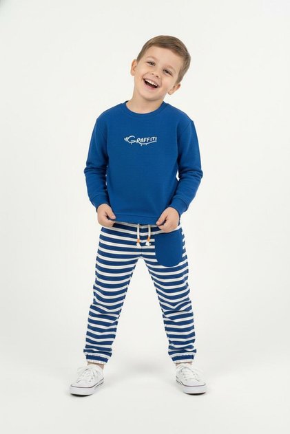Graffiti Printed 2-Piece Set