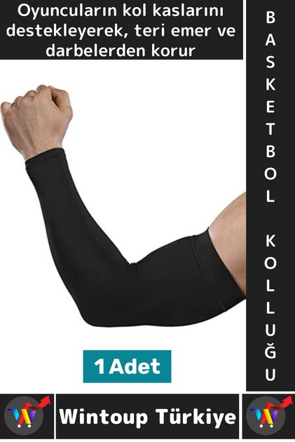 Comfortable Basketball Volleyball Fitness Stretch Fabric Elastic Sweat-Absorbing Supportive Basketball Sleeve Size m