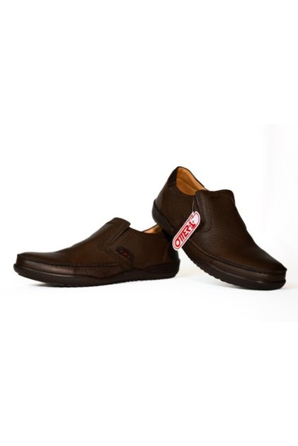 Pantofi bărbătești, piele naturală, Otter, maro - 220 M