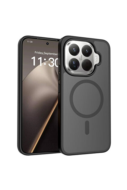halkhouse Xiaomi 15T Pro Kılıf Mat Arka Yüzey Magsafe Özellikli