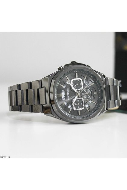 Ch002229 Men's Steel Band Wrist Watch