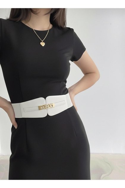 Χρυσή αγκράφα ζώνη κορσέ Ζώνη φορέματος Ζώνη πουκάμισου Ζώνη μέσης Ζώνη σώματος Γυναικεία ζώνη Λαστιχένια ζώνη