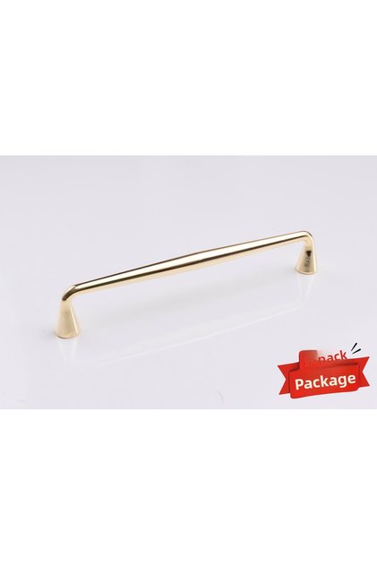 057 Gold Plated Cabinet – Drawer Handle |   Zamak 5 |   160 mm Hole Spacing – Pack of 5