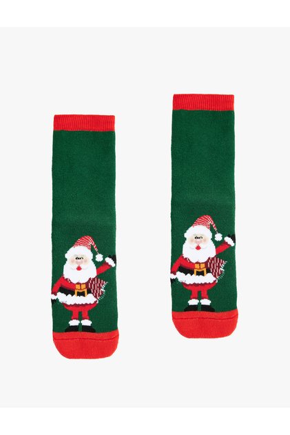 Cotton Santa Claus Printed Socks