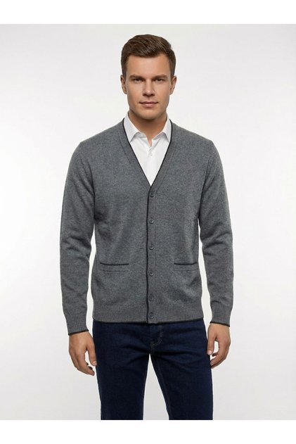 Fire Lamb Wool Cardigan-6520