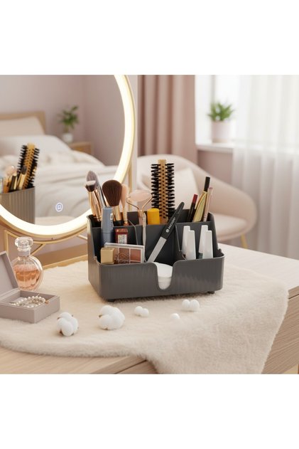 Useful Makeup Organizer with 6 Compartments