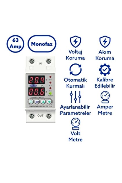 Schneider Schneider Ez9r05225, 25 Amper, 30ma, Monofaze, Kaçak
