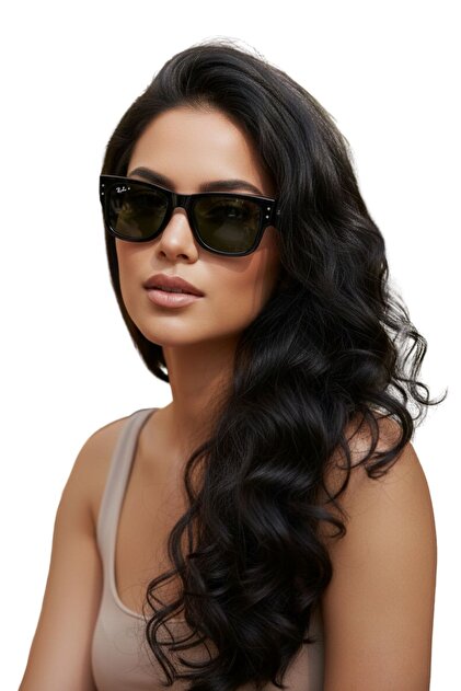 Ray-Ban RB 0840S 90131 51 Mega Wayfarer Unisex Siyah Kemik Güneş