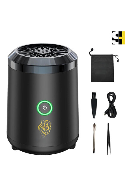 مبخرة كهربائية للبخور ناشرة للعطر، قابلة لإعادة الشحن ومحمولة بمنفذ USB - BK-18