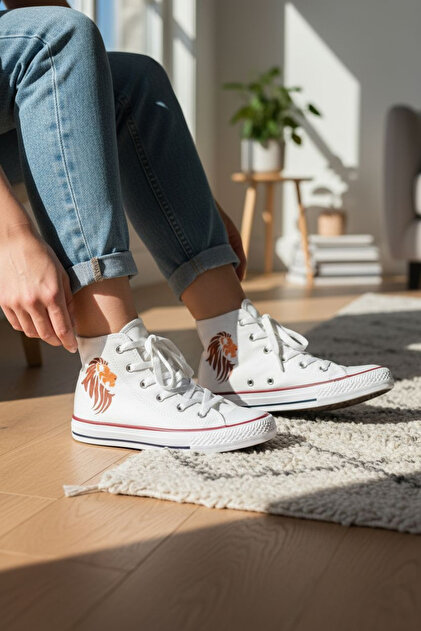 Lideral Unisex Siyah Beyaz Spor Kuromi Korsan Ayıcık Baskılı