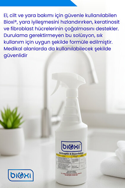 Bioxi Hocl Bazlı Yara, Cilt Ve El Bakımı Için Etkili Çözüm