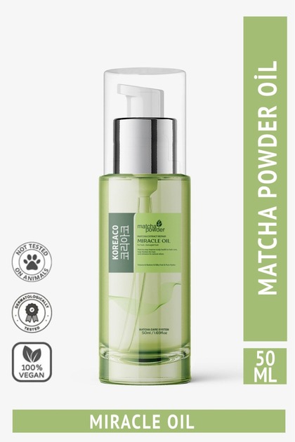 KOREACO Matcha Mucize Saç ve Vücut Yağı | Hacim Veren İpeksi Saç