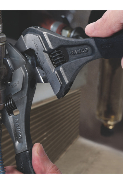 Bahco ERGO™ Kurbağacık Anahtar 8 inç Geniş Ağızlı Ekstra İnce